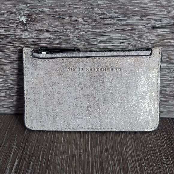 Aimee Kestenberg Gold Glitter Card Holder - Picture 1 of 4